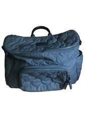 Mamas And Papas Black Bowling Style Changing Bag Back Pack Long Strap Sections