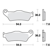 Brake pads sinter trw - brake,