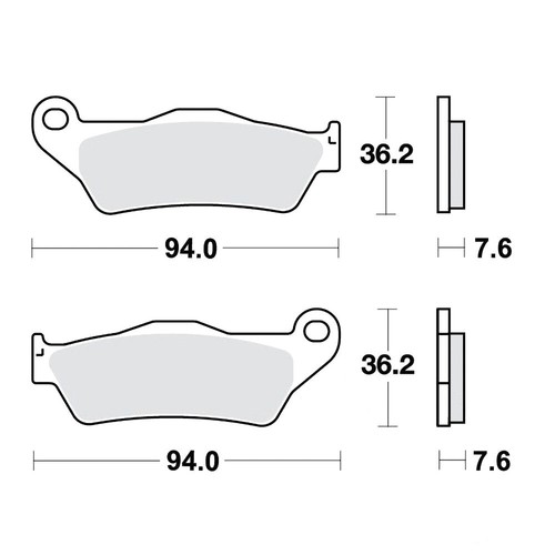Brake pads sinter trw - brake,