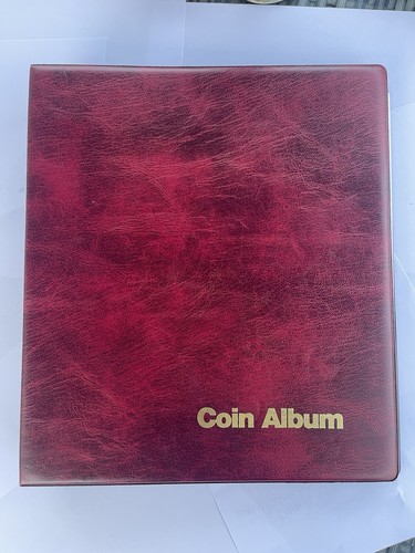 Coin collectors album - , with