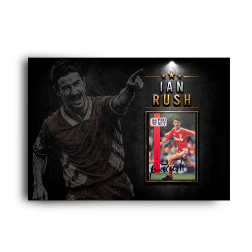 Ian rush hand signed - rush, display