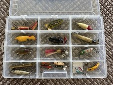 Antique fishing lure lot - fishing,