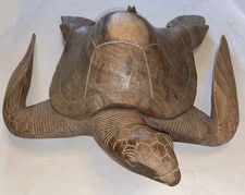 Turtle - Wooden Hand Carving - LARGE