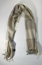 Women’s Beige Flannel Matalan Scarf One Size Brand New With Tag