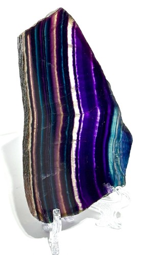 Rainbow fluorite crystal - rainbow,
