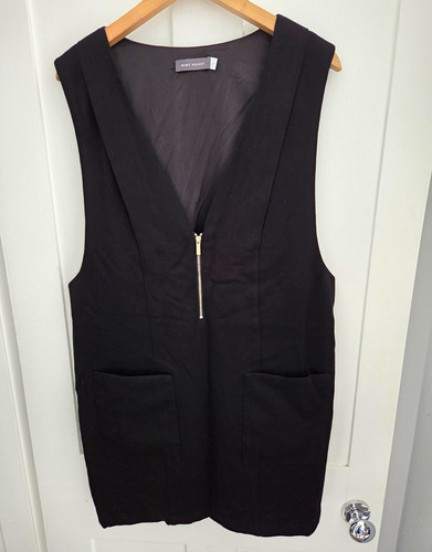 Mint velvet black sleeveless - velvet,