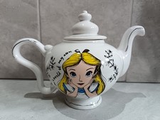 Alice in Wonderland Tea Pot | World of My Own | White