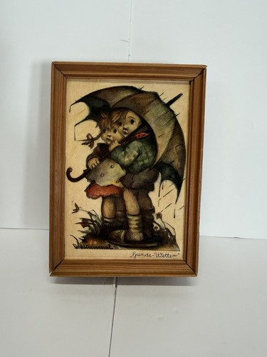 Very old gobel hummel umbrella - old,