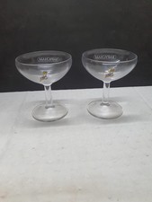 2 Vintage Babycham Glasses 1cm