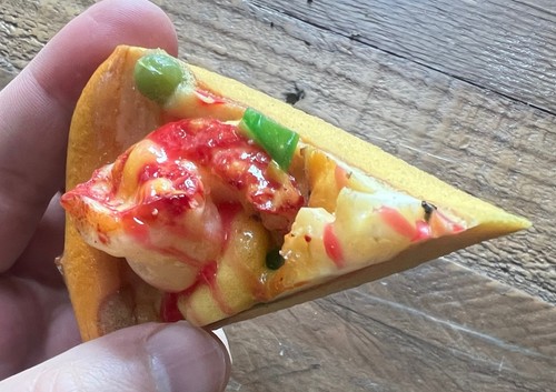 Pizza fridge magnet novelty - fridge,