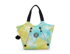 Kipling NEW CICELY Medium Tote with Zipped Closure - My Tie Dye RRP £93