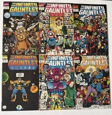 The Infinity Gauntlet Marvel (1991) Issue 1-6 Complete Set