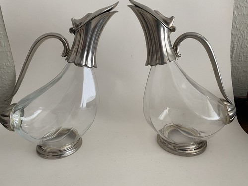 Vintage duck decanters glass - vintage,