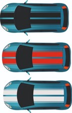 Car racing vinyl stripes - car,