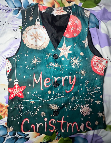 Men christmas waistcoat - men's,