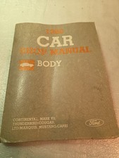 1986 FORD CAR SHOP MANUAL BODY