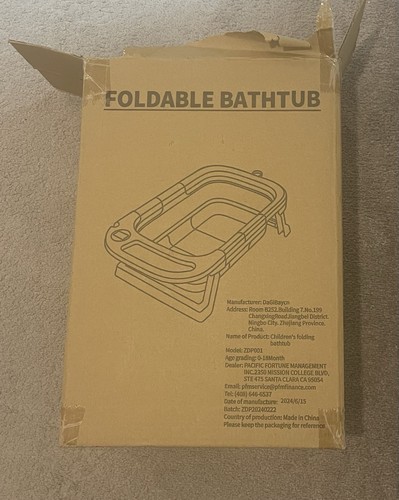 Foldable baby bath tub - baby,
