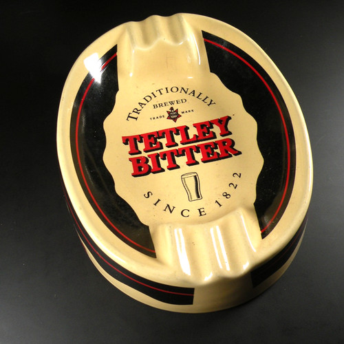 Tetley bitter ceramic ashtray - bitter,