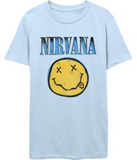 Nirvana Xerox Smiley Blue Blue