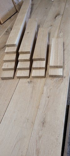 Oak boards kiln dry - oak, square