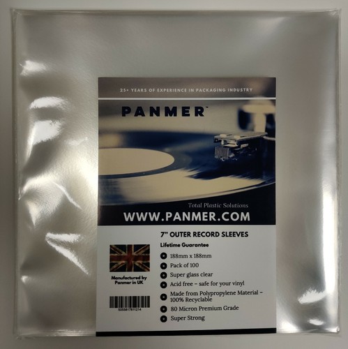 Outer clear record sleeves - clear,
