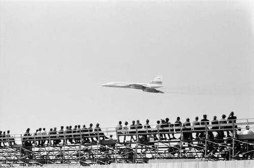The concorde makes its first - the,
