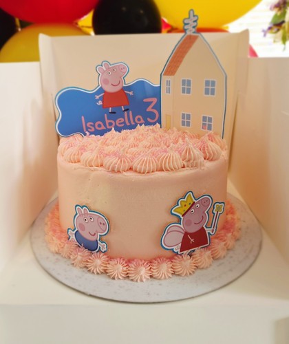 Peppa pig cake topper - peppa,