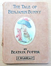 Antique 1904 First Edition BEATRIX POTTER THE TALE OF BENJAMIN BUNNY - F WARNE