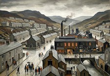 Merthyr tydfil valley town - merthyr,