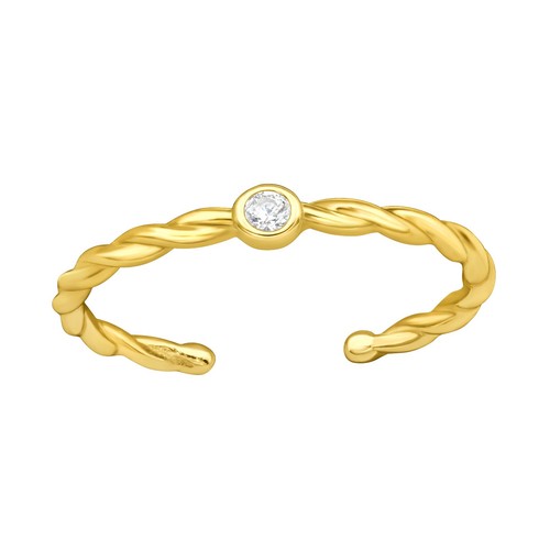 925 sterling silver gold toe - 925,
