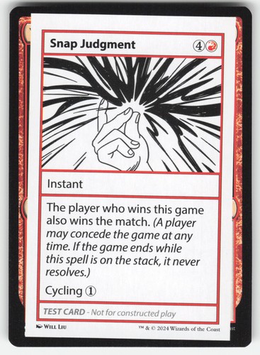 Snap judgment mystery booster - snap,