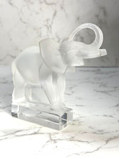 Lalique Crystal Elephant