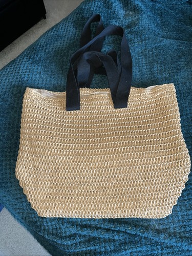 Peacocks raffia bag - peacocks,