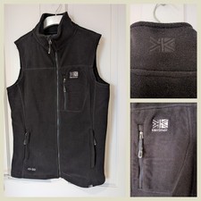 Karrimor Black Fleece Gilet - Mens Size S - RRP £34.99 Paid £17.99