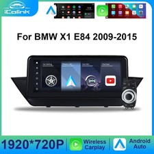 10.2'' Wireless CarPlay Car TouchScreen BT For BMW X1 E84 2009-2015 CIC + iDrive