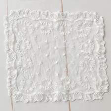 2Pcs Lace Embroidered Doily