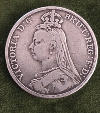 1889 Queen Victoria Silver
