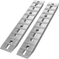 1 Pair 60''x12'' Aluminum Loading Ramps 6000Lbs Car Trailer Truck Hook End