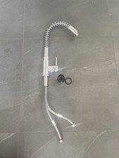 Cooke & Lewis Farin Silver Chrome Effect Kitchen Side Lever Tap