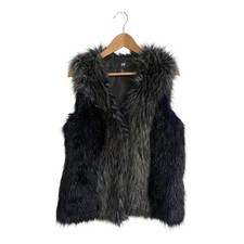 H&M Blue Black Beige Faux Long