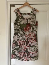 TU linen blend tropical palm