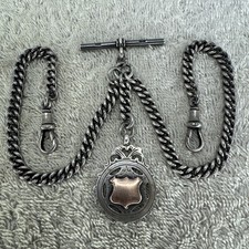 Antique Solid Silver Double