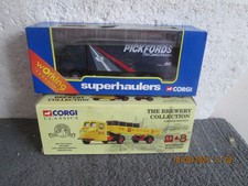 1/50 CORGI  SCAMMELL SCARAB MITCHELLS & BUTLERS  + VOLVO PICKFORDS  see des.