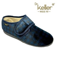 DR KELLER MENS NAVY WIDE FIT