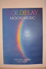 COLDPLAY MOON MUSIC 2024 RARE PROMO POSTER 16.5" x 23.5" APPROX