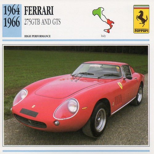 1964 1966 ferrari 275gtb gts - ferrari,