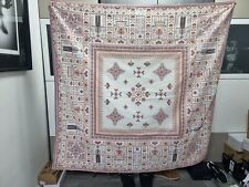 Vintage Colourful Folk Art Aztec Print Design 150cm Table Cloth 