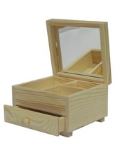 Wooden Jewellery Box with