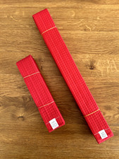 RED MARTIAL ART BELTS KARATE