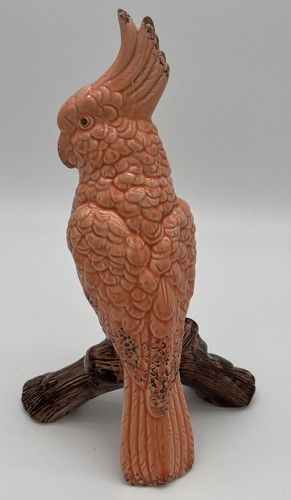 Vintage pink peach cockatoo - vintage,